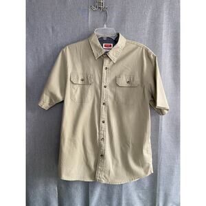 Vintage Wrangler "Flex for Comfort" Canvas Work Shirt